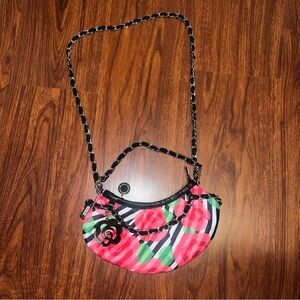 LeSportsac Pink and Green Patterned Bag